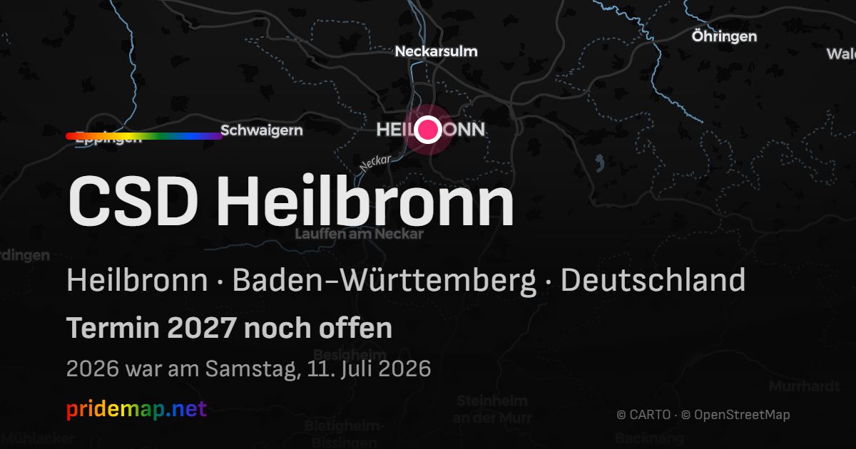 CSD Heilbronn — Heilbronn, Deutschland