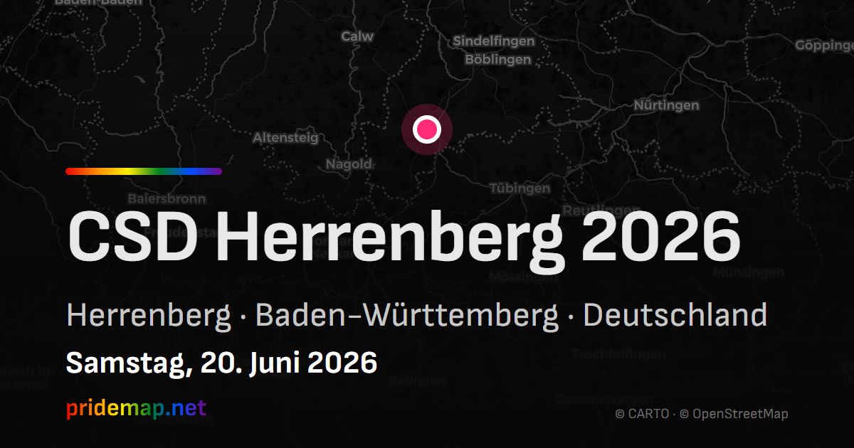 CSD Herrenberg 2026 — Herrenberg, Germany