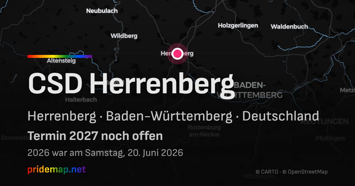 CSD Herrenberg — Herrenberg, Deutschland