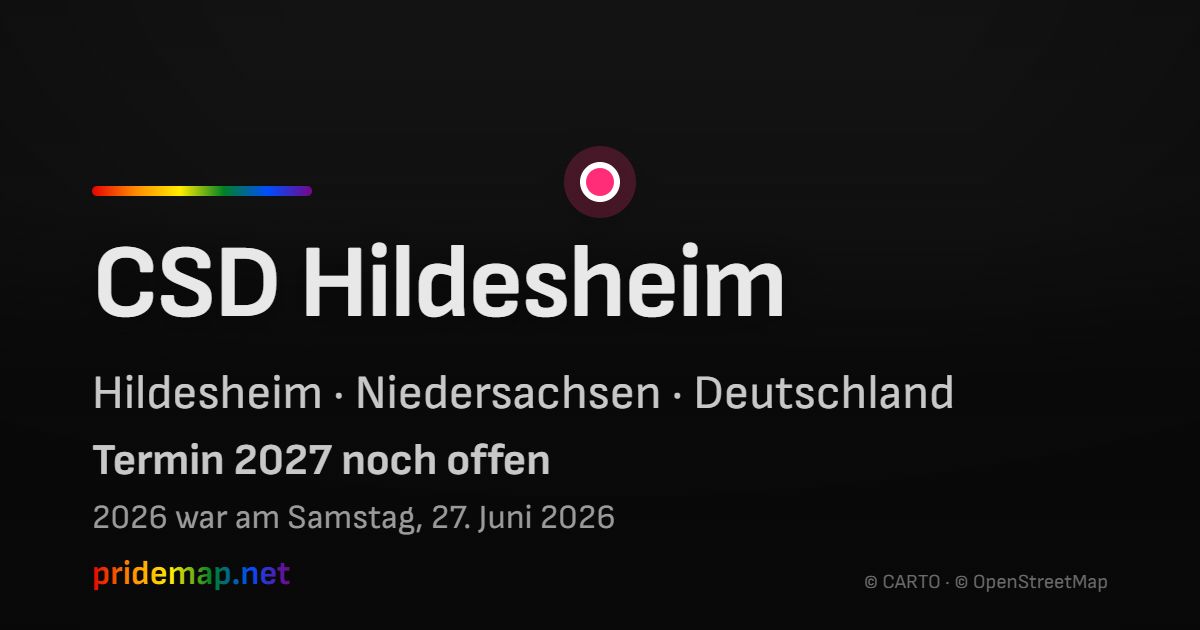 CSD Hildesheim — Hildesheim, Deutschland