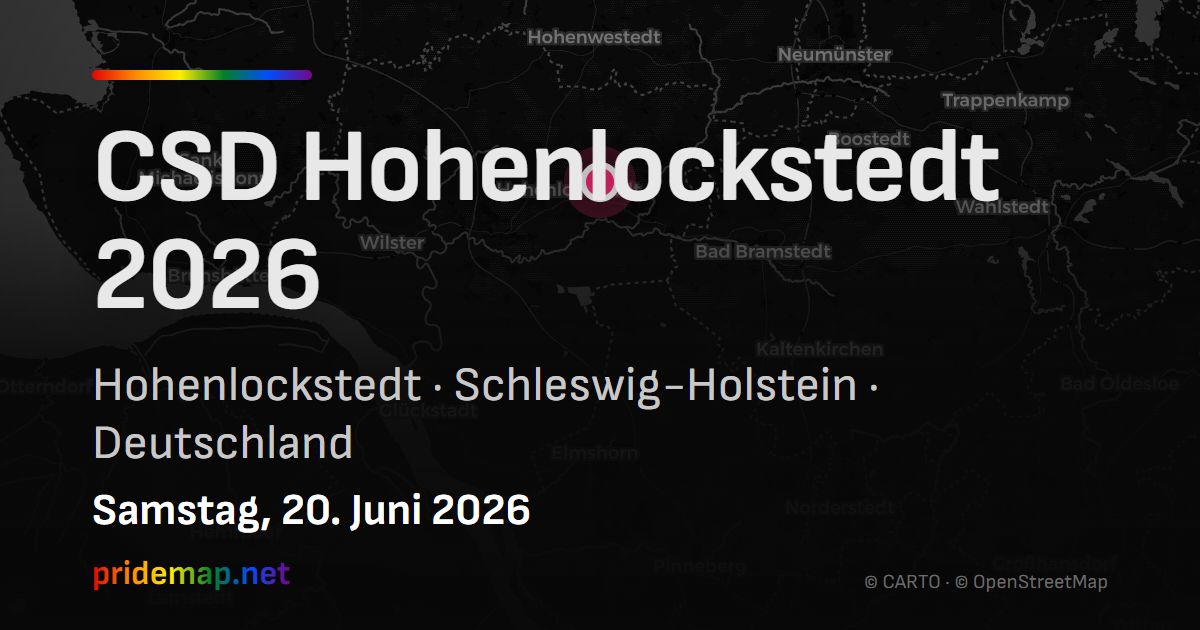 CSD Hohenlockstedt 2026 — Hohenlockstedt, Germany