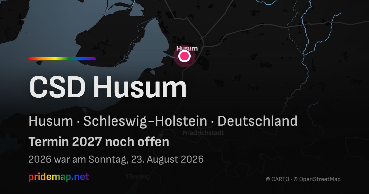 CSD Husum — Husum, Deutschland