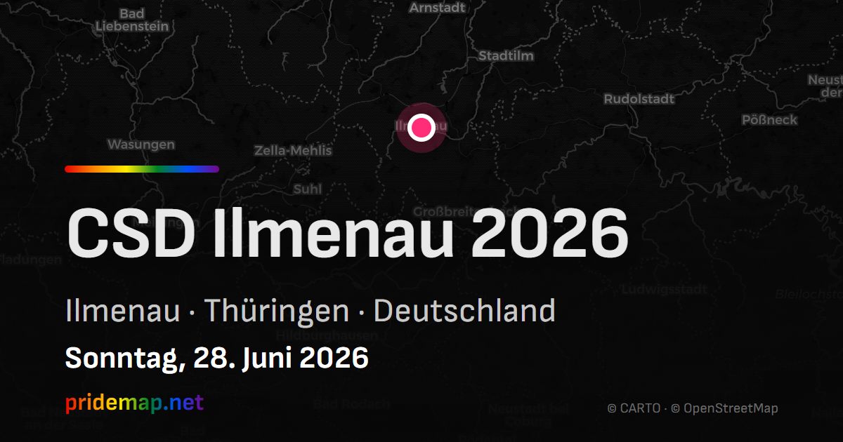 CSD Ilmenau 2026 — Ilmenau, Germany
