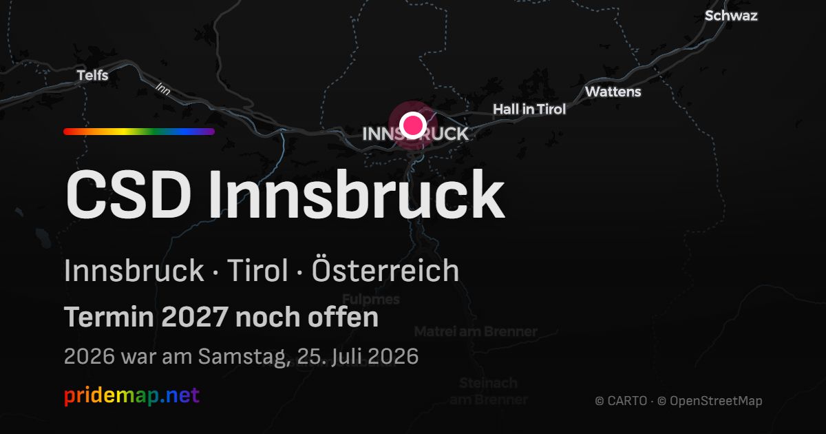 CSD Innsbruck — Innsbruck, Österreich