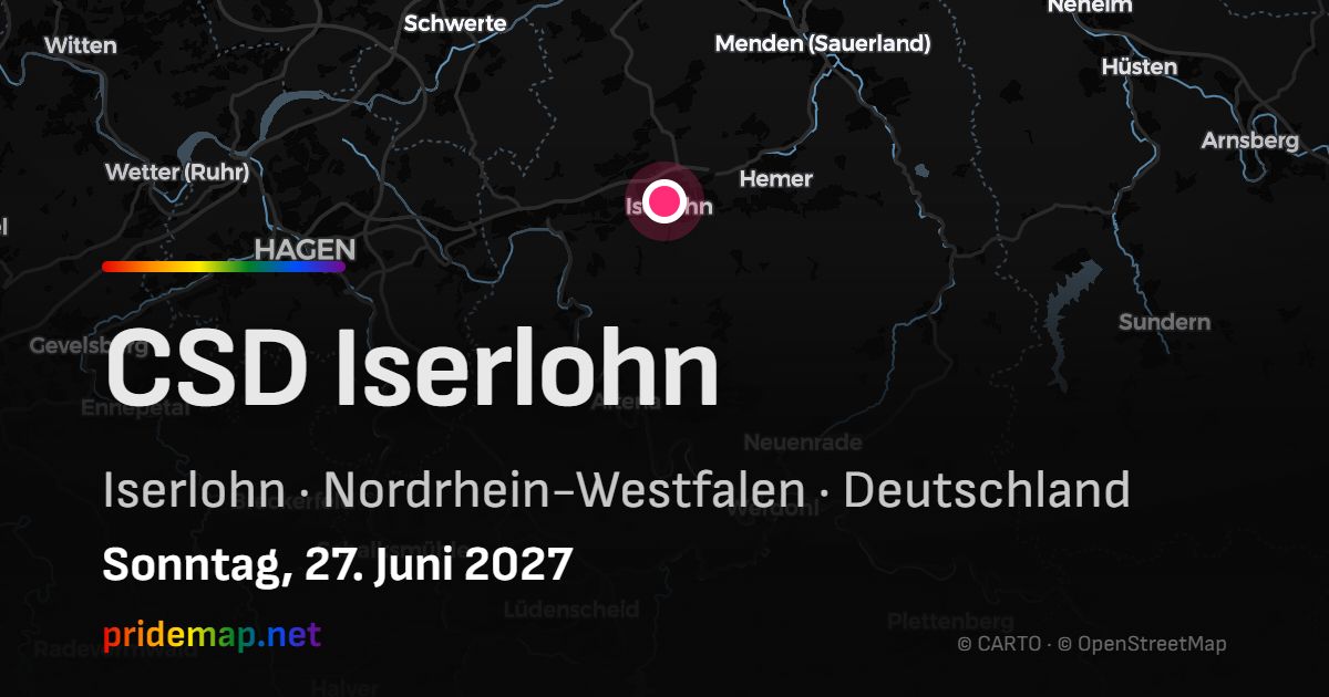 CSD Iserlohn — Iserlohn, Deutschland