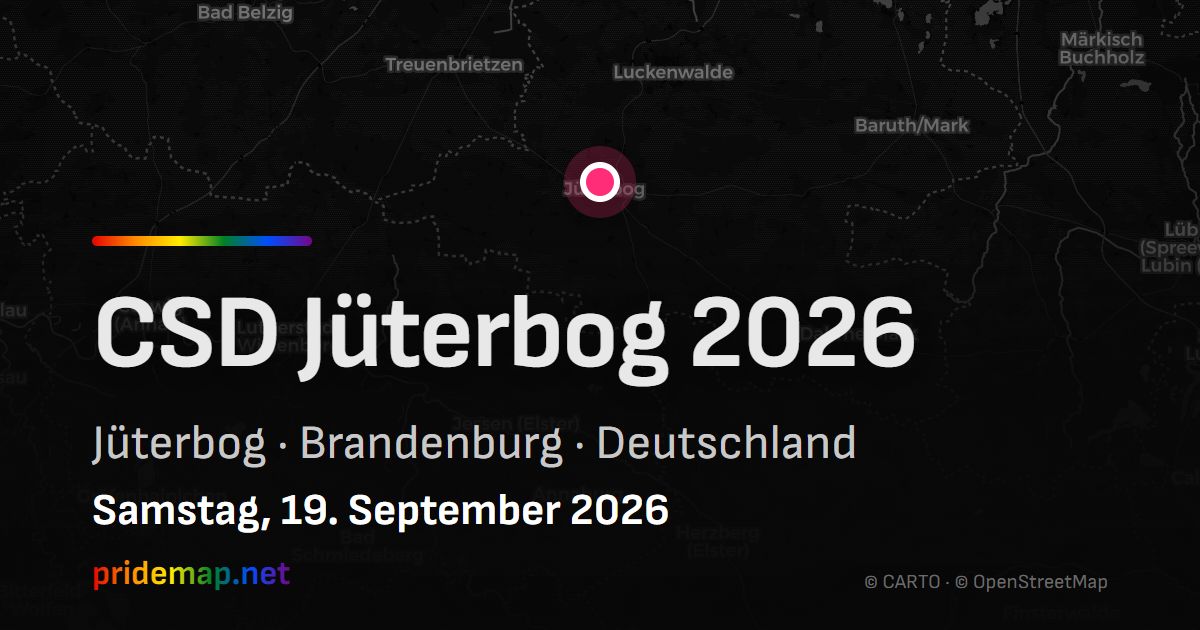 CSD Jüterbog 2026 — Jüterbog, Deutschland