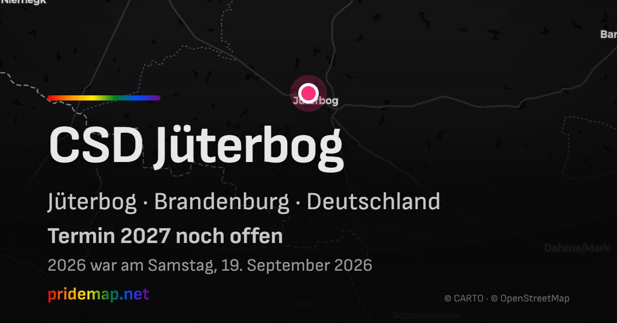 CSD Jüterbog — Jüterbog, Deutschland