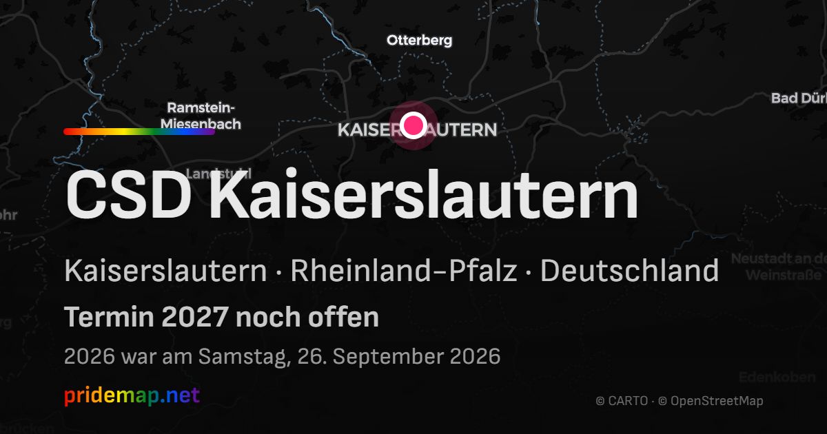 CSD Kaiserslautern — Kaiserslautern, Deutschland