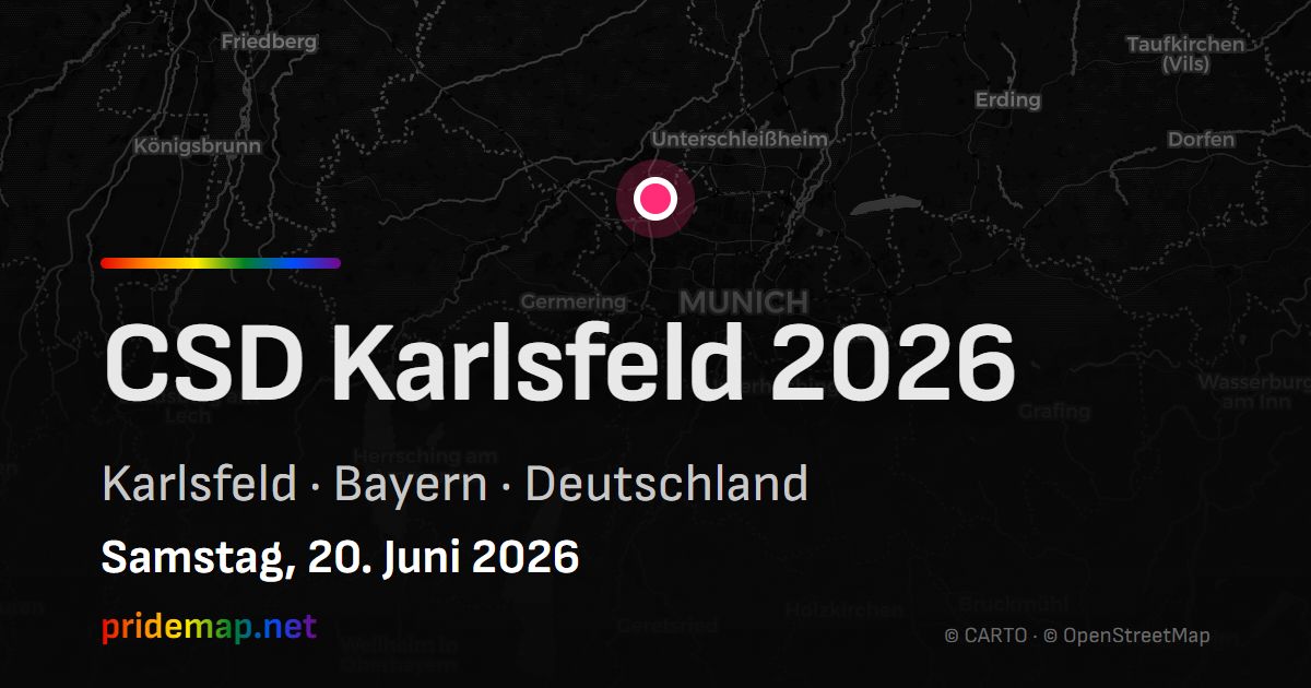CSD Karlsfeld 2026 — Karlsfeld, Deutschland
