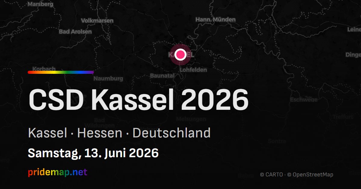 CSD Kassel 2026 — Kassel, Deutschland