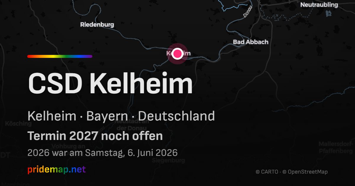 CSD Kelheim — Kelheim, Deutschland