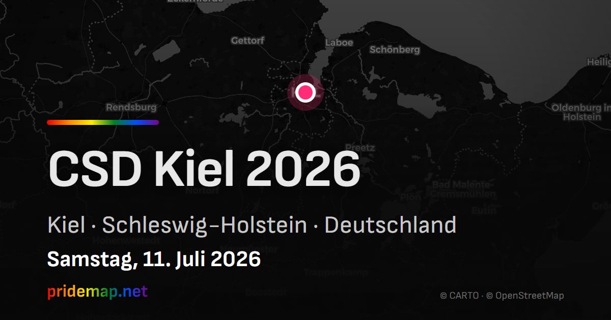 CSD Kiel 2026 — Kiel, Germany
