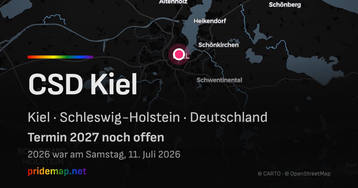 CSD Kiel — Kiel, Germany