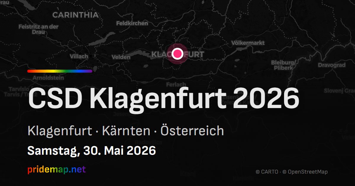 CSD Klagenfurt 2026 — Klagenfurt, Austria