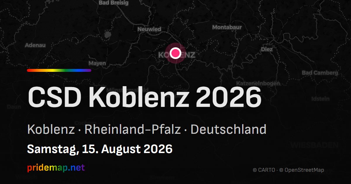 CSD Koblenz 2026 — Koblenz, Germany