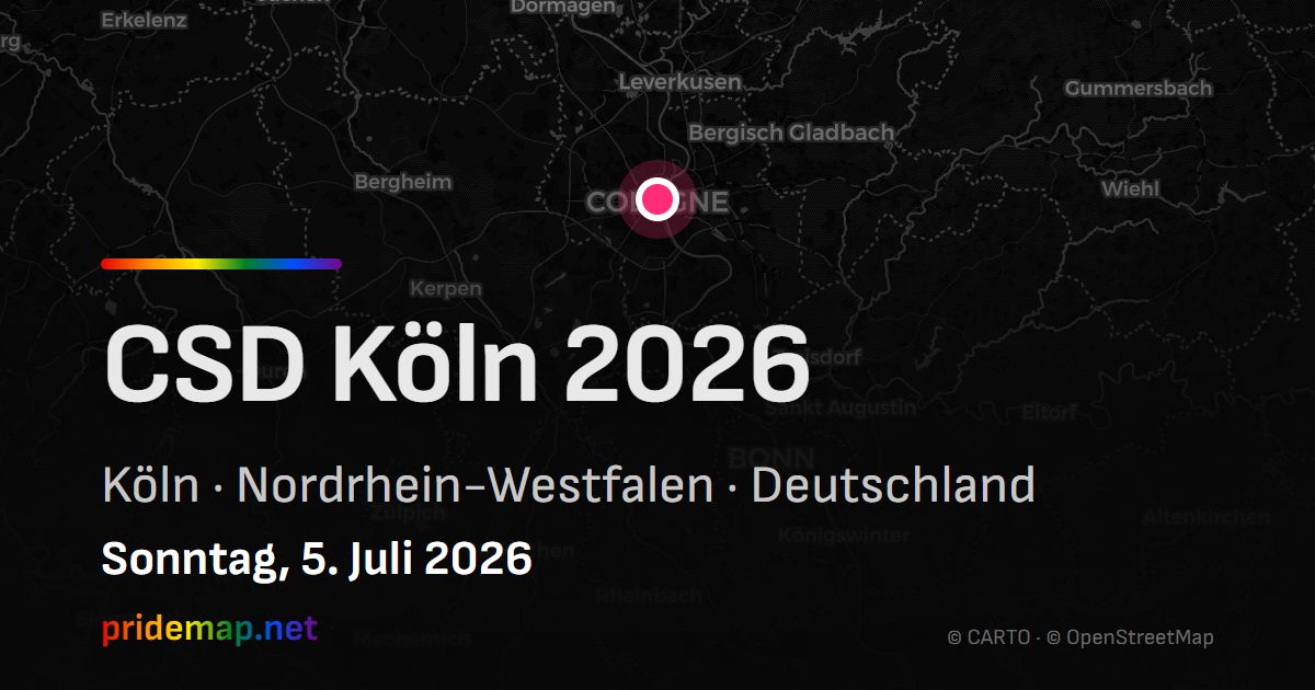 CSD Köln 2026 — Köln, Deutschland