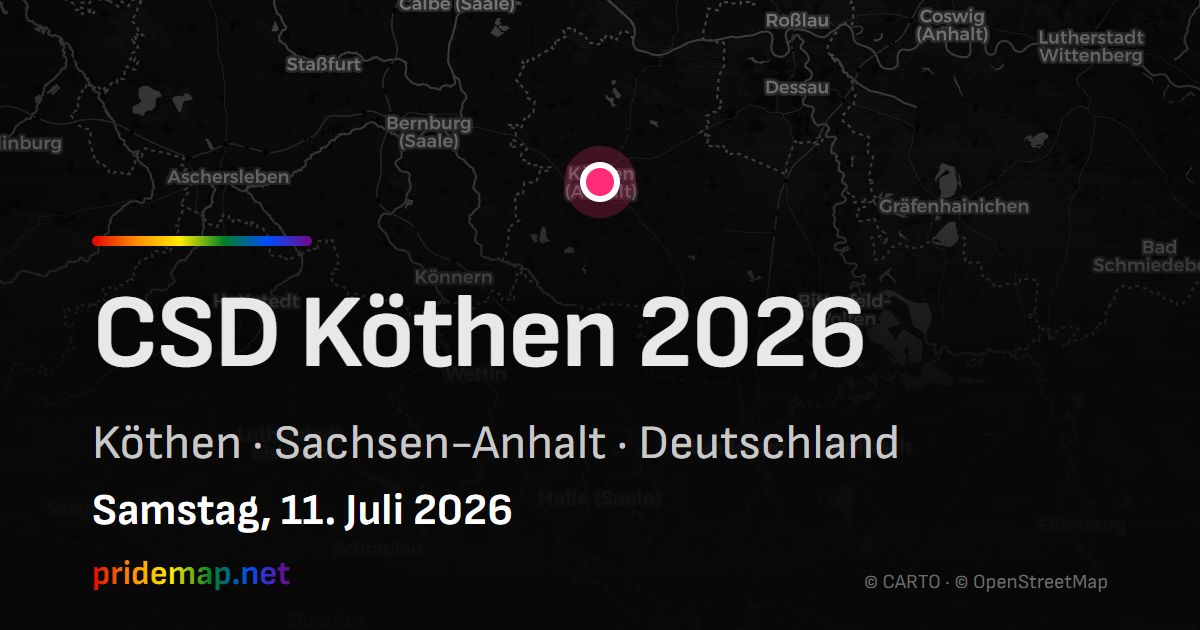 CSD Köthen 2026 — Köthen, Germany