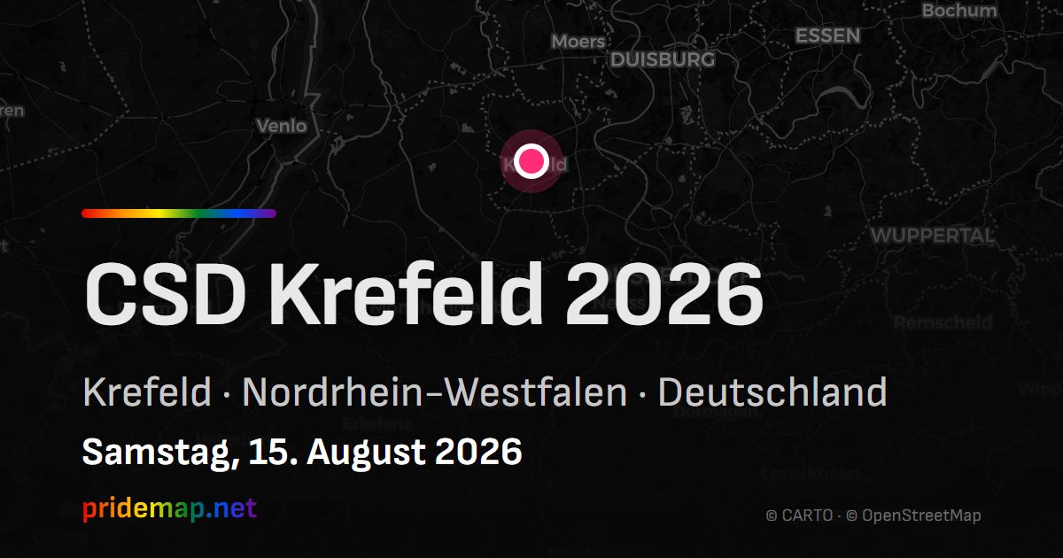 CSD Krefeld 2026 — Krefeld, Deutschland