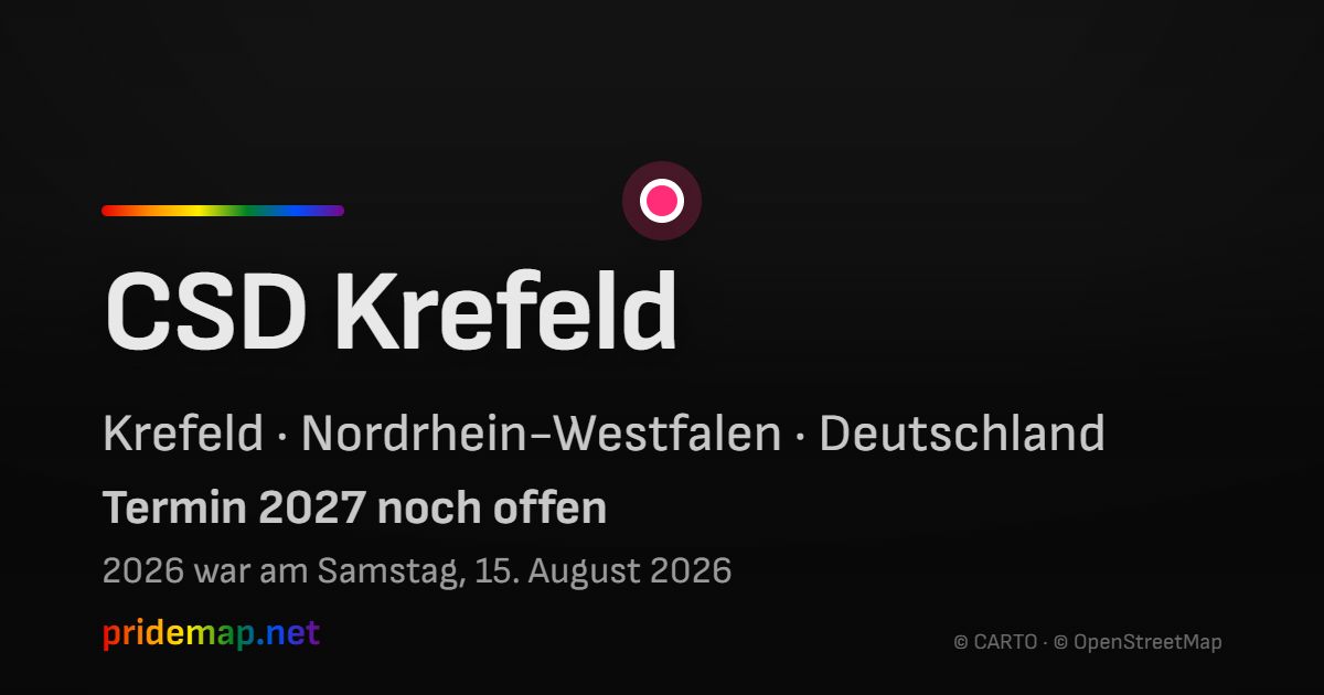 CSD Krefeld — Krefeld, Deutschland