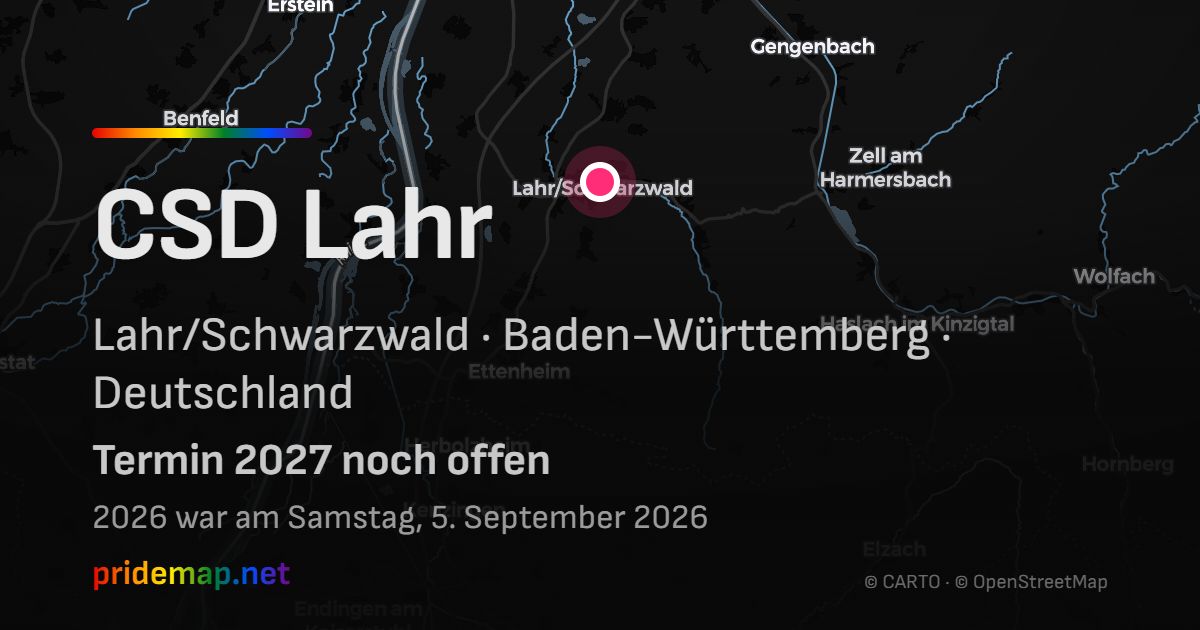 CSD Lahr — Lahr/Schwarzwald, Germany