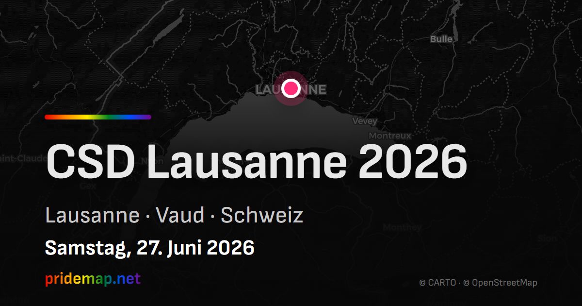 CSD Lausanne 2026 — Lausanne, Schweiz
