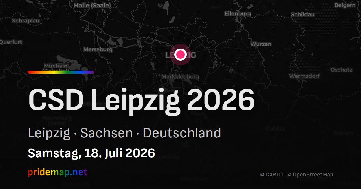 CSD Leipzig 2026 — Leipzig, Deutschland