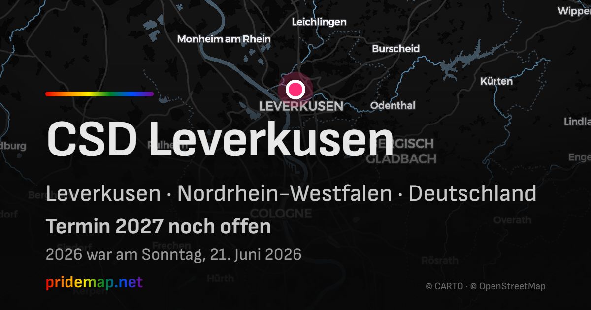 CSD Leverkusen — Leverkusen, Deutschland