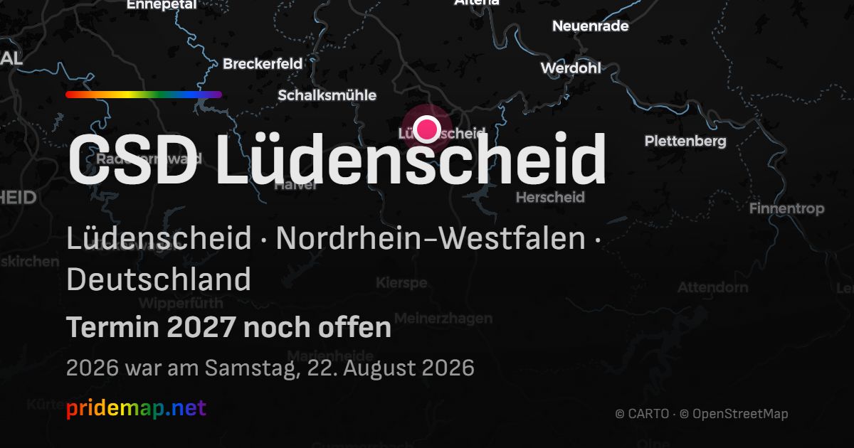 CSD Lüdenscheid — Lüdenscheid, Deutschland
