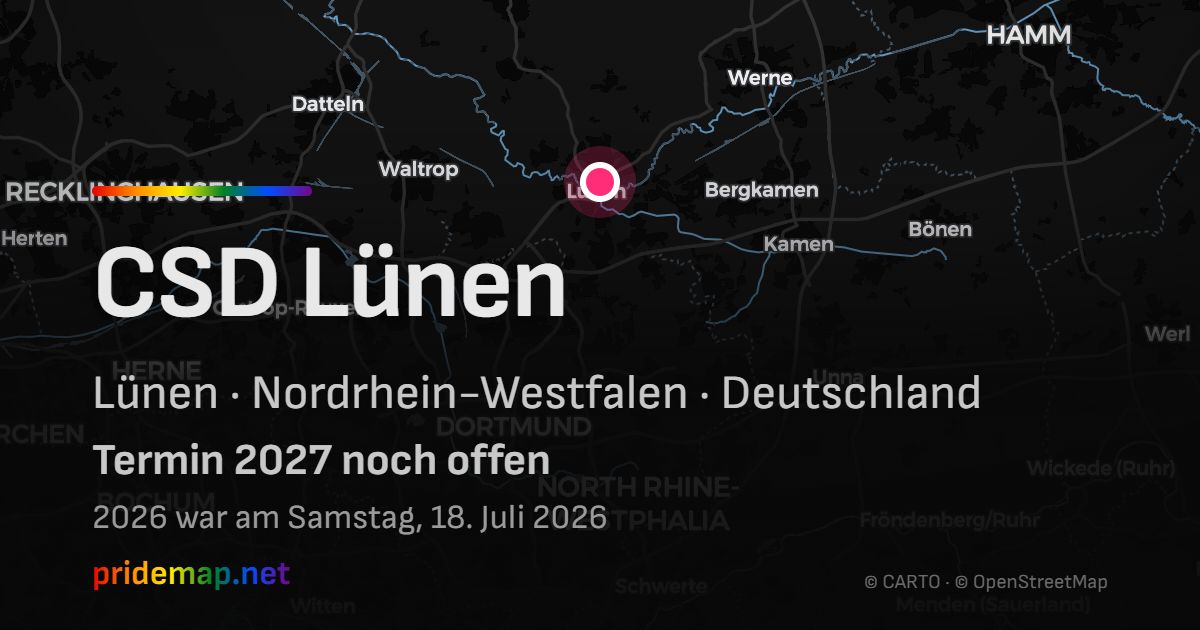 CSD Lünen — Lünen, Deutschland