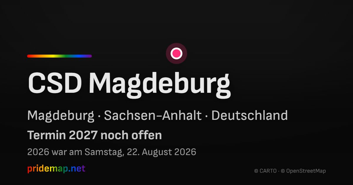 CSD Magdeburg — Magdeburg, Deutschland