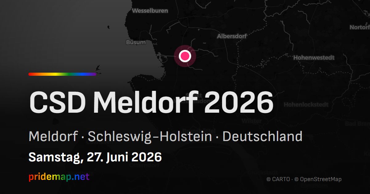 CSD Meldorf 2026 — Meldorf, Deutschland