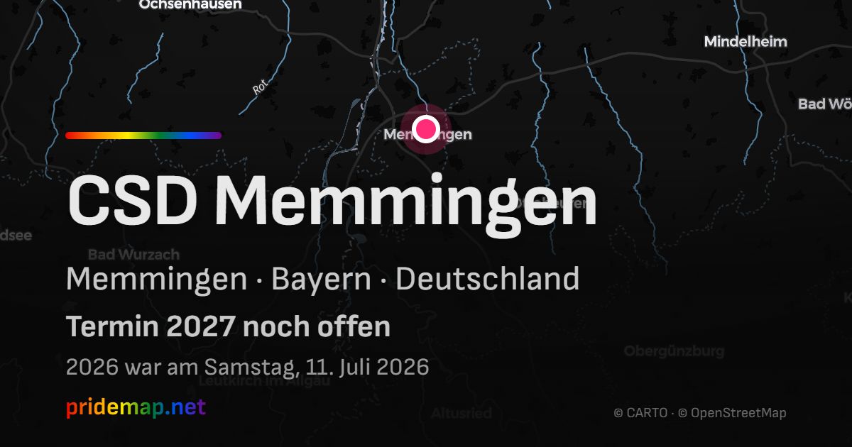 CSD Memmingen — Memmingen, Deutschland