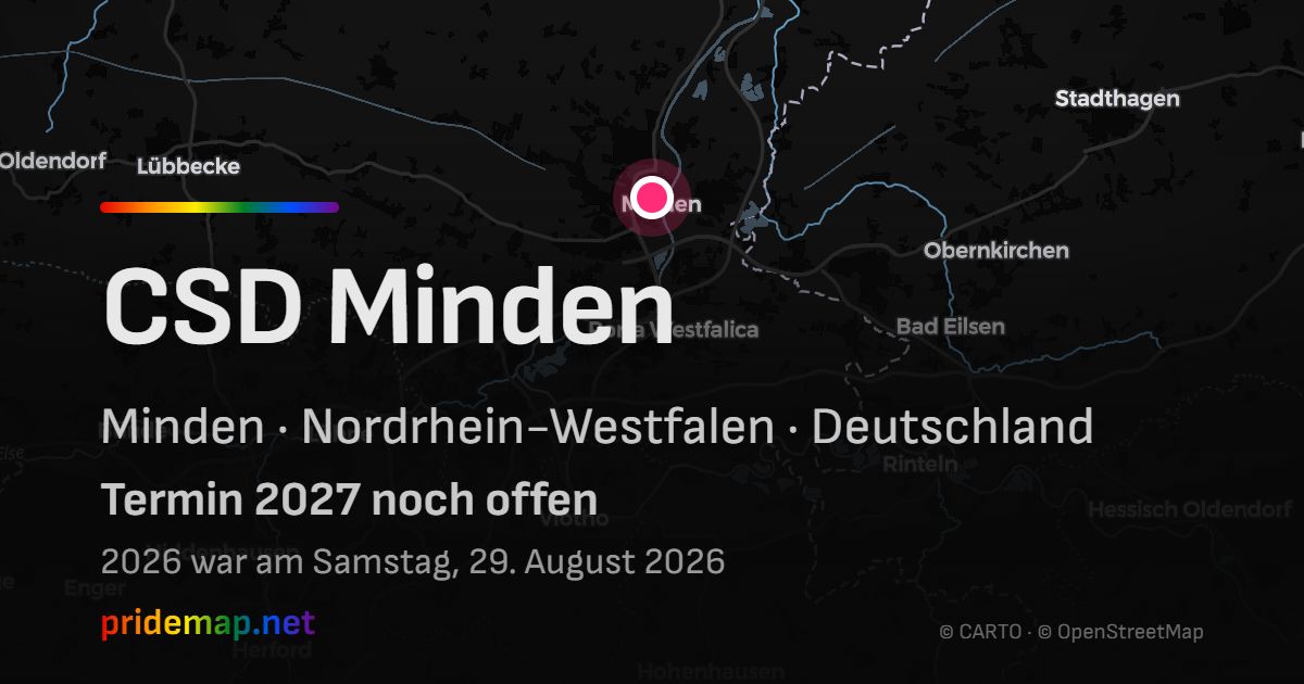 CSD Minden — Minden, Deutschland