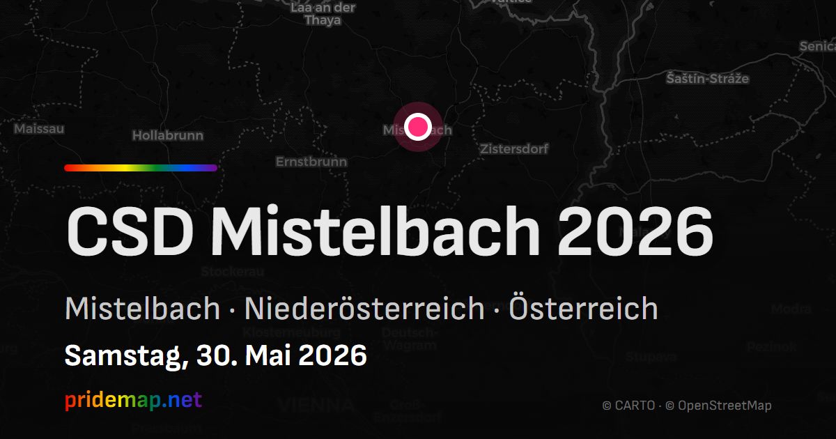 CSD Mistelbach 2026 — Mistelbach, Österreich