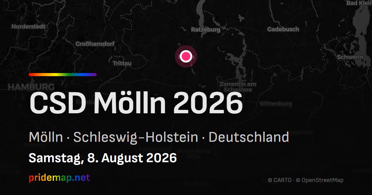 CSD Mölln 2026 — Mölln, Germany