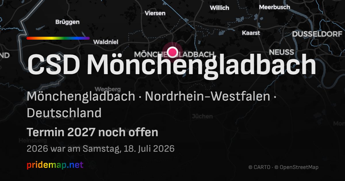 CSD Mönchengladbach — Mönchengladbach, Deutschland