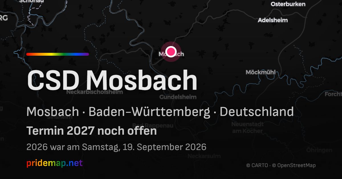 CSD Mosbach — Mosbach, Germany