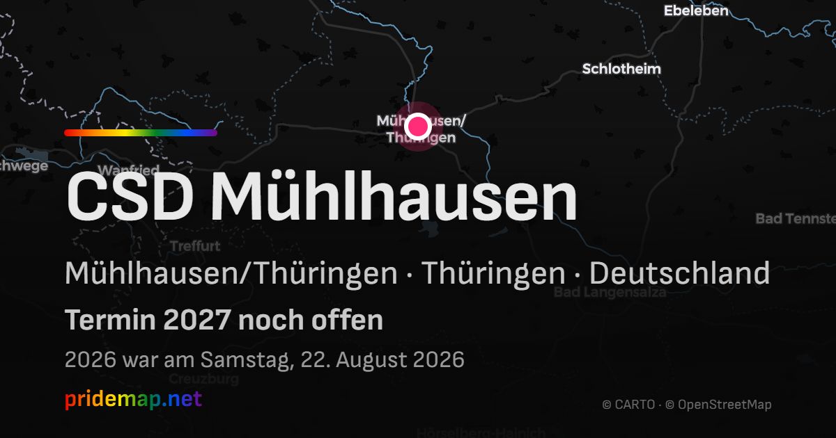 CSD Mühlhausen — Mühlhausen/Thüringen, Germany