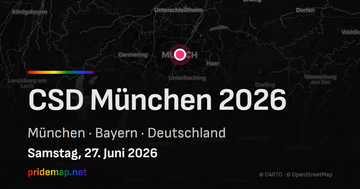 CSD München 2026 — Munich, Germany