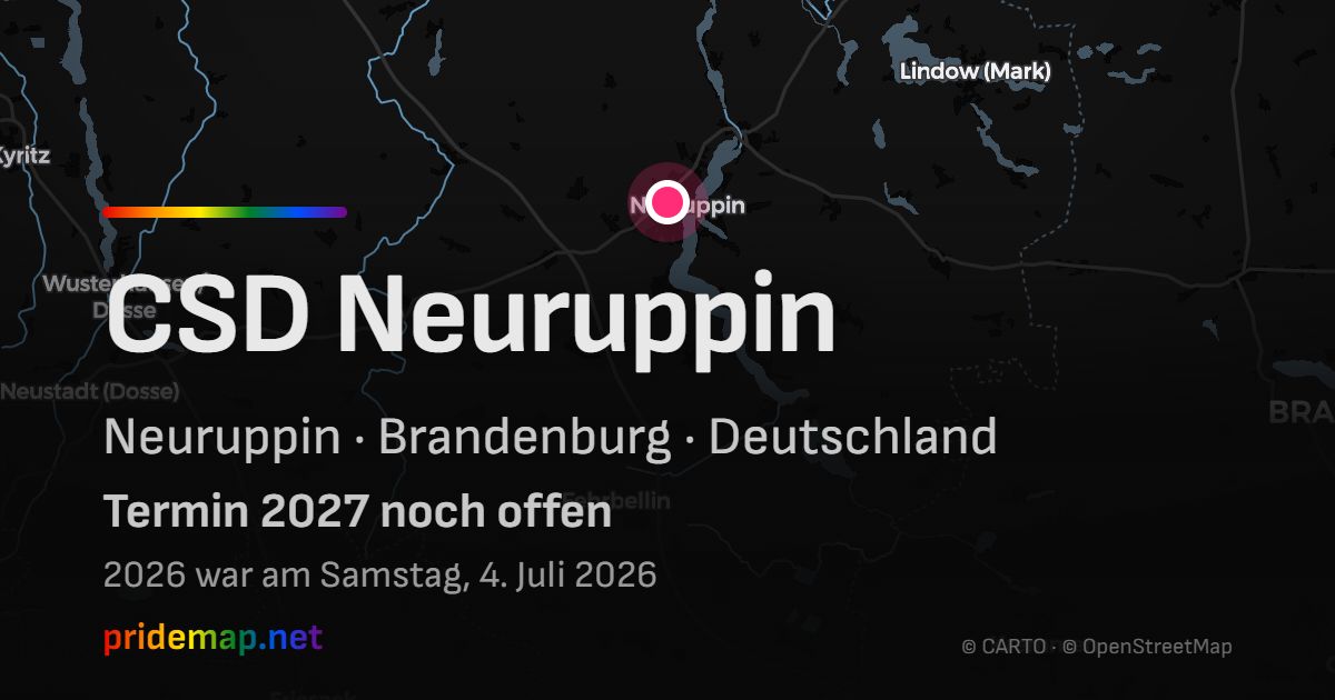 CSD Neuruppin — Neuruppin, Germany