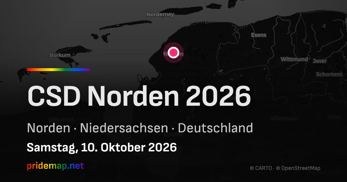 CSD Norden 2026 — Norden, Deutschland