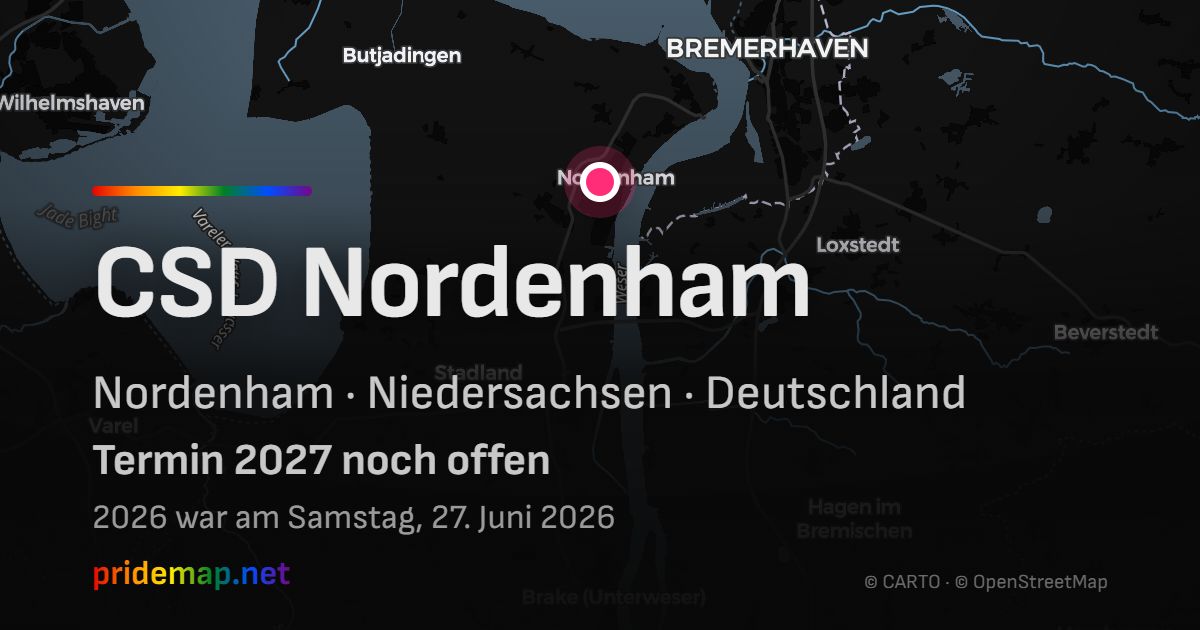 CSD Nordenham — Nordenham, Deutschland