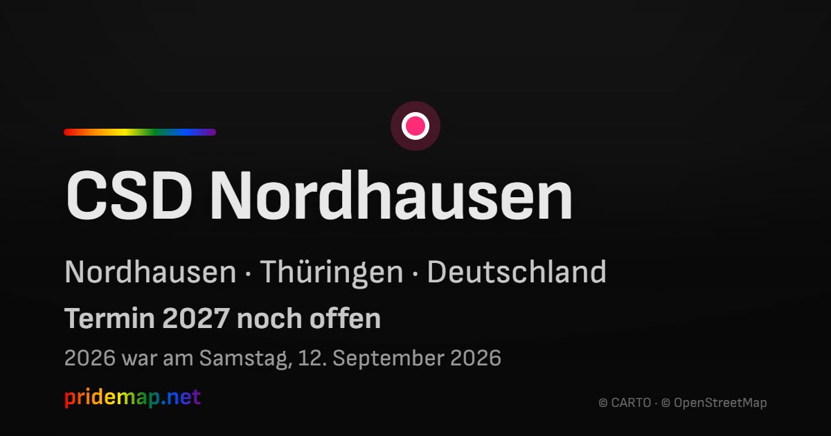 CSD Nordhausen — Nordhausen, Deutschland