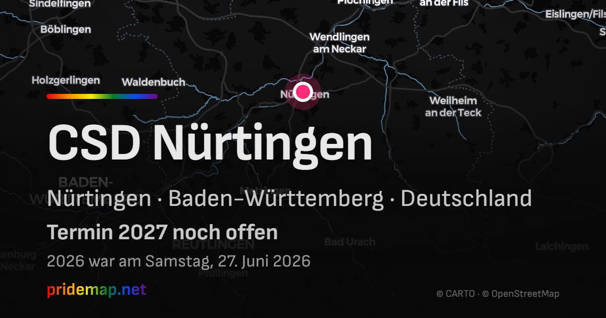 CSD Nürtingen — Nürtingen, Deutschland