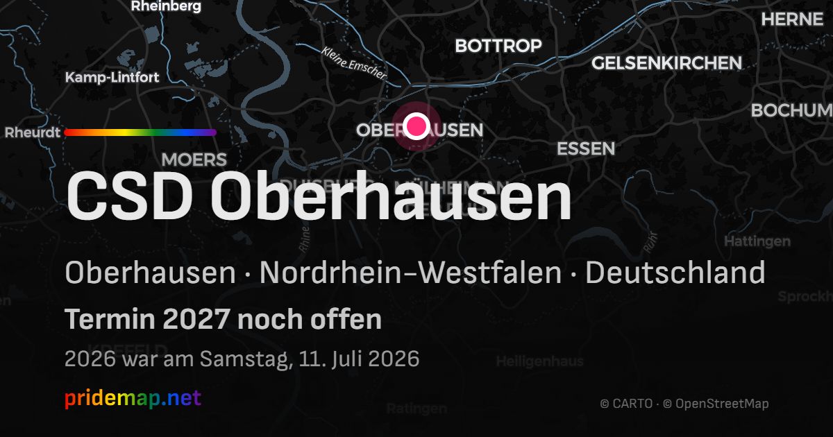 CSD Oberhausen — Oberhausen, Deutschland
