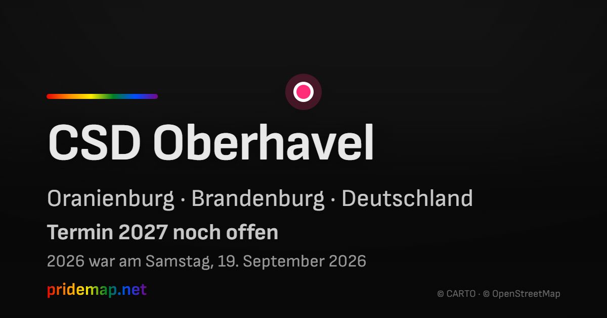 CSD Oberhavel — Oranienburg, Germany