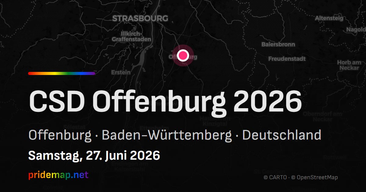CSD Offenburg 2026 — Offenburg, Germany