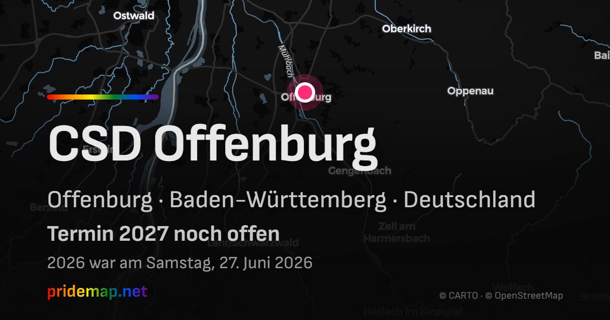 CSD Offenburg — Offenburg, Deutschland