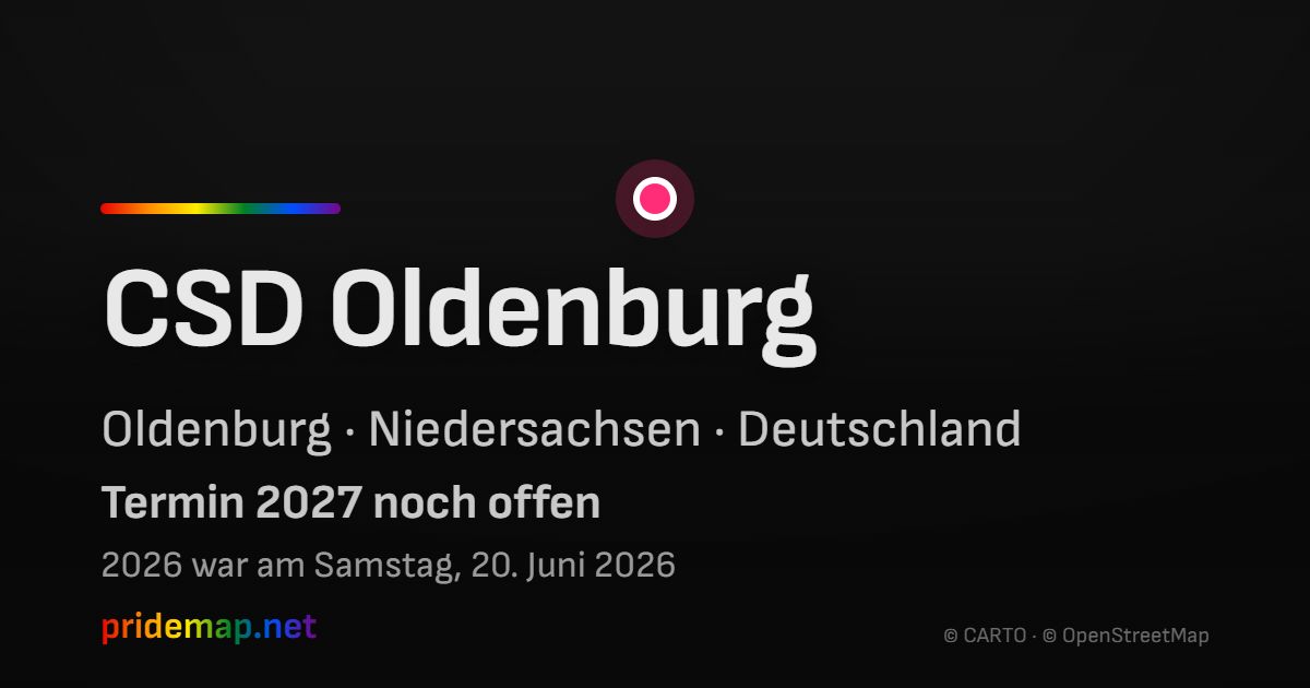 CSD Oldenburg — Oldenburg, Deutschland