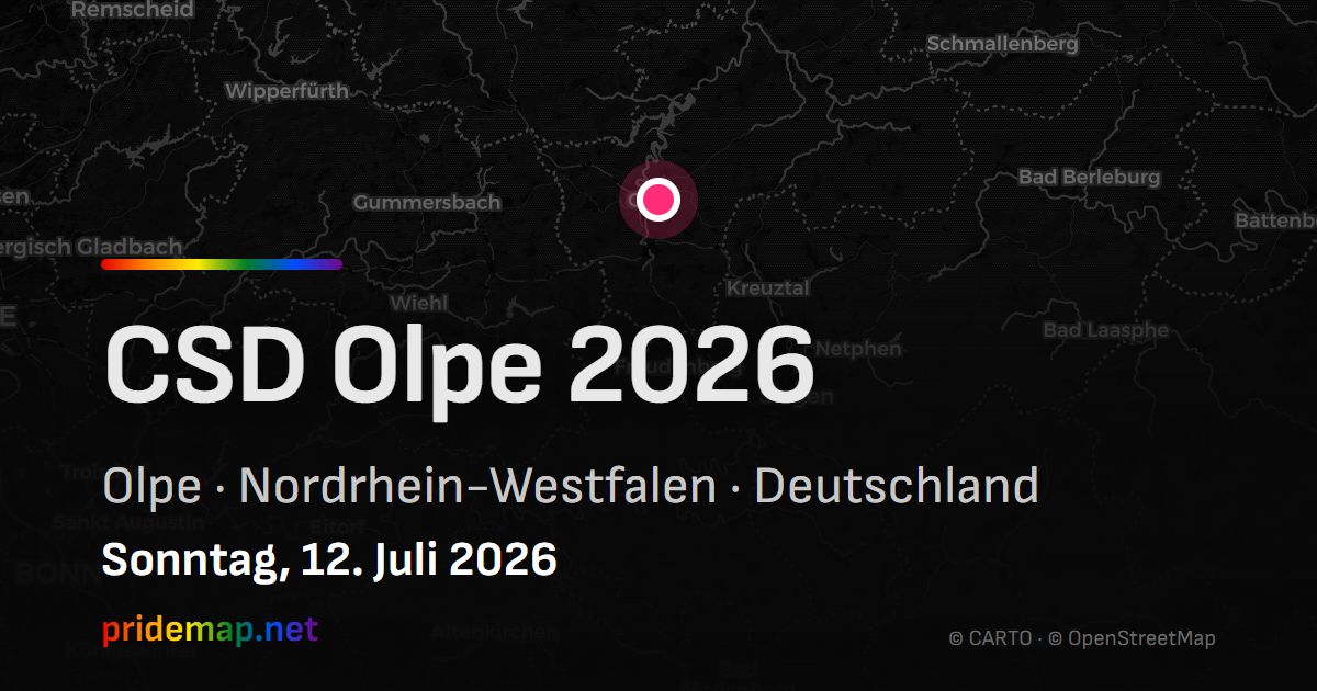 CSD Olpe 2026 — Olpe, Deutschland